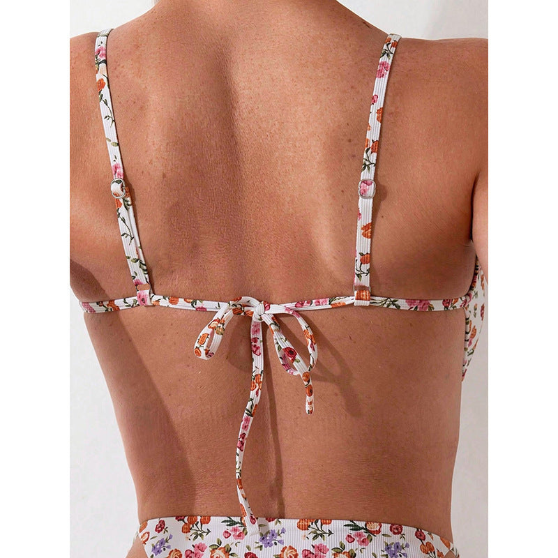 Floral Print Bikini Set