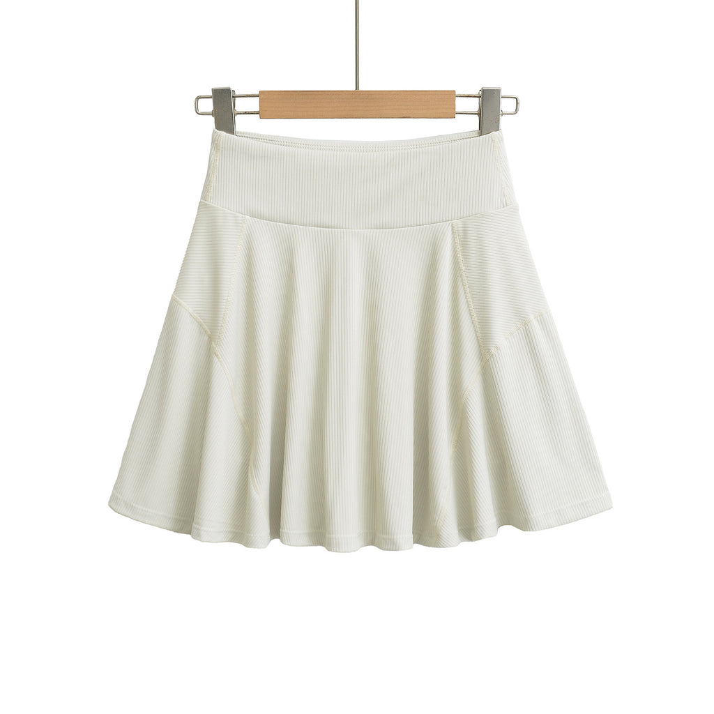 Tilly Ribbed Flared Mini Skirt