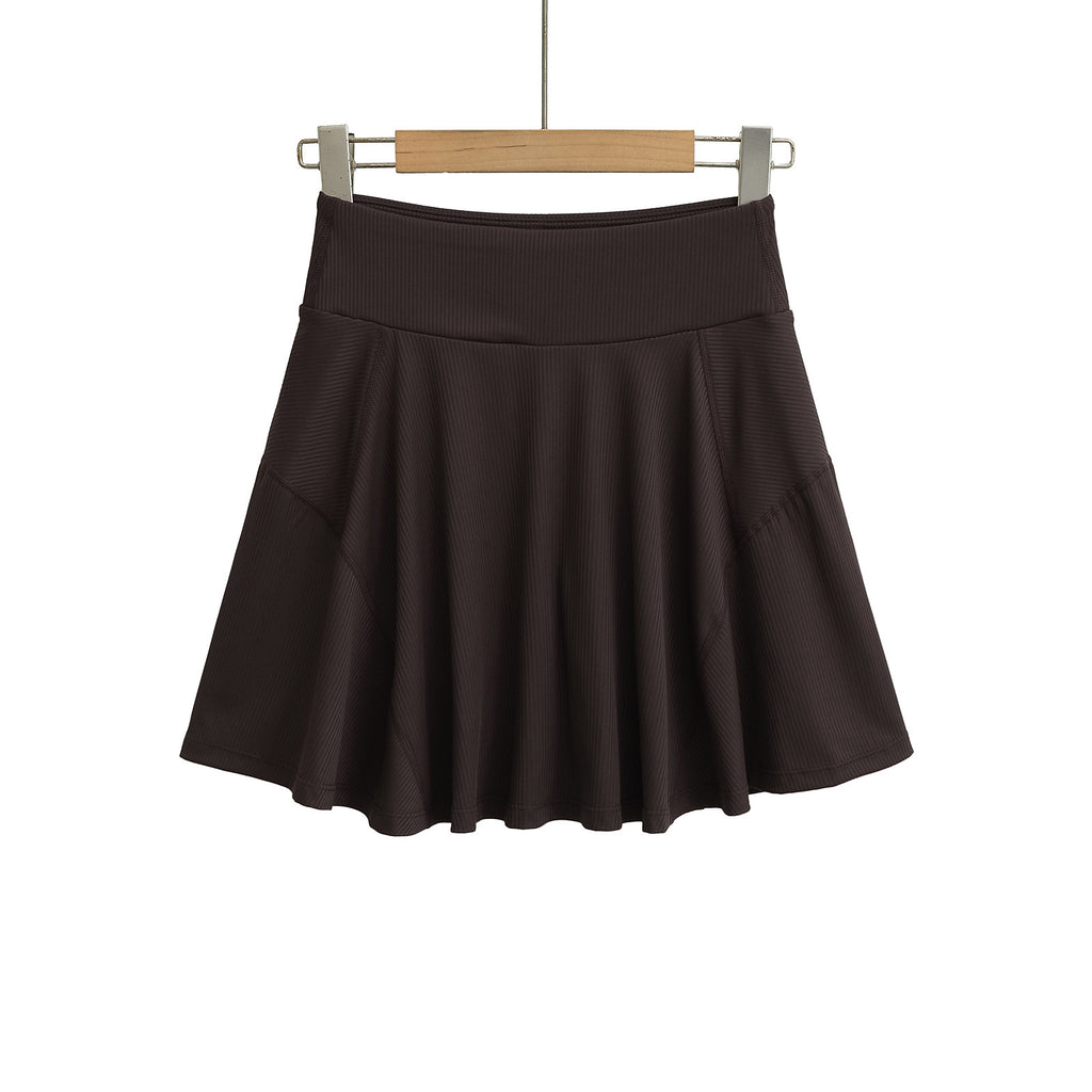 Tilly Ribbed Flared Mini Skirt