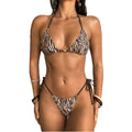 Zebra Print Bikini Set