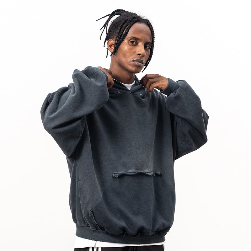 Wynne Relaxed Cotton Pullover Hoodie