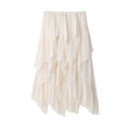 Riley Asymmetric Tiered Ruffle Skirt