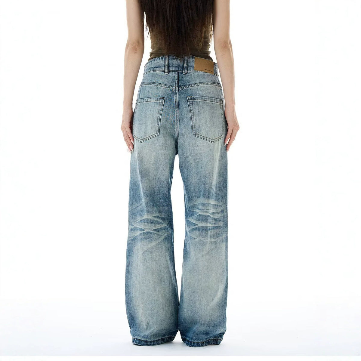 Greta Mid-Rise Wide-Leg Jeans